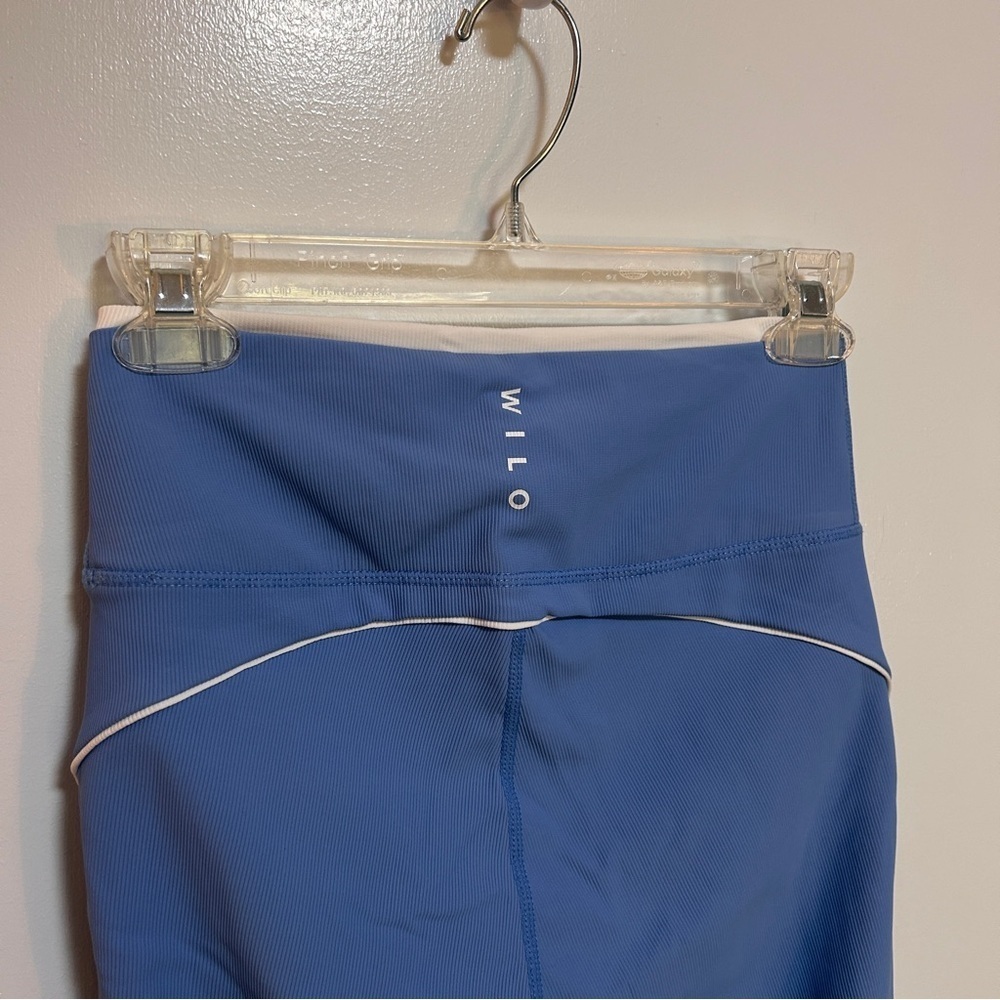 WILO The Label Powder Blue Ribbed Leggings - Picture 5 of 5